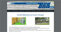 Desktop Screenshot of betonwerkkeienburg.de