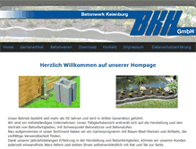 Tablet Screenshot of betonwerkkeienburg.de